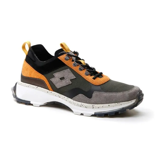 Lotto Sport Leggenda Man TOKYO FUJI Grape Leafwarm Gray 11usunburn Orange