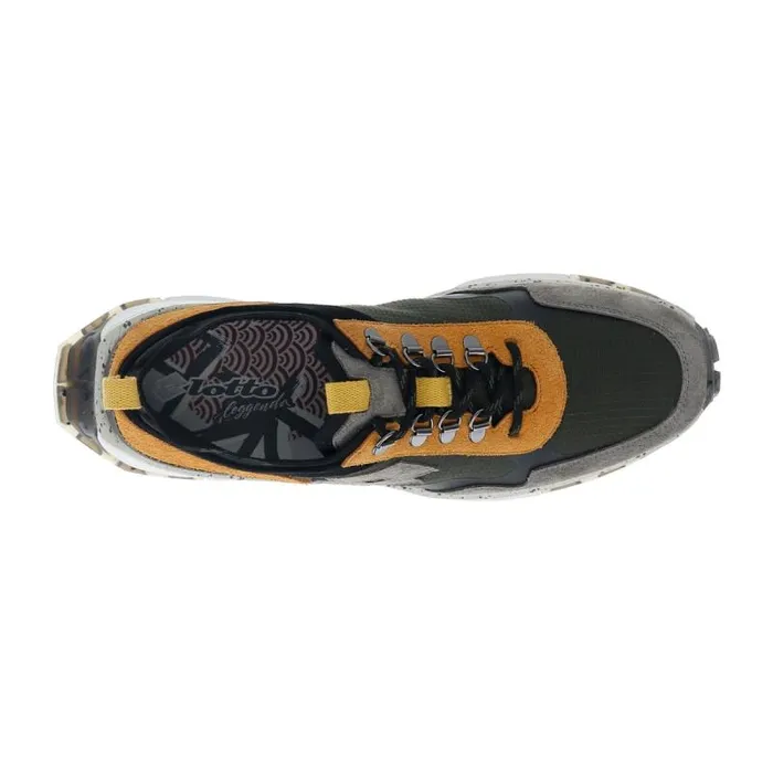 Lotto Sport Leggenda Man TOKYO FUJI Grape Leafwarm Gray 11usunburn Orange