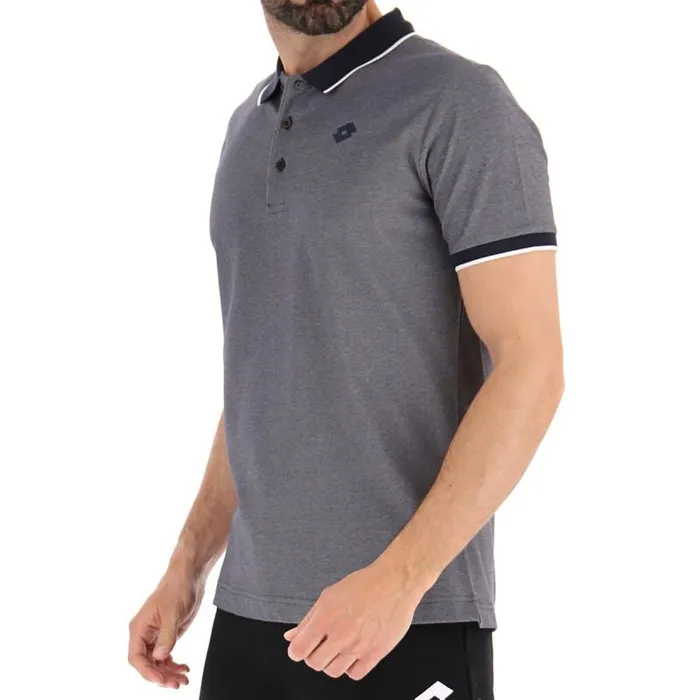 Lotto Sport Polo Shirts Man POLO FIRENZE Navy Bluebright White Lotto Sport Polo Shirts Man POLO FIRENZE Navy Bluebright White