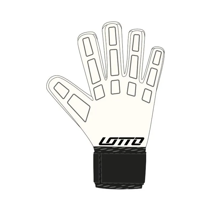 Lotto Sport Soccer Man GLOVE GK SPIDER 100 All Whitecliff Redall Black