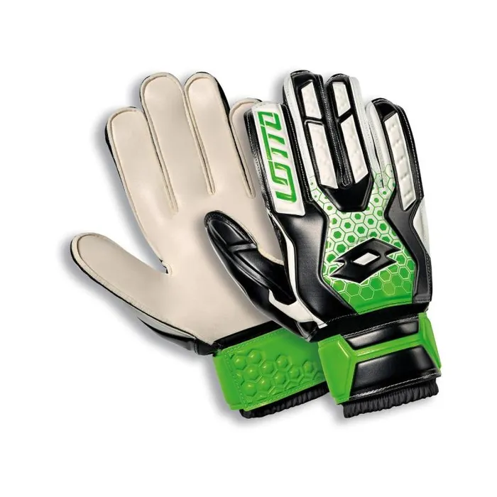 Lotto Sport Soccer Man GLOVE GK SPIDER 800 All Whiteall Blackspring Green