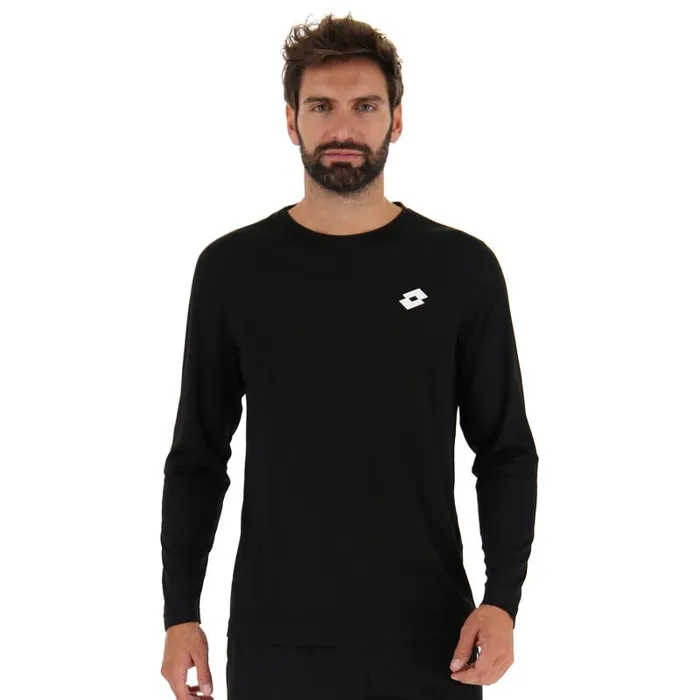 Lotto Sport TShirts ManWoman MSP TEE LS All Black