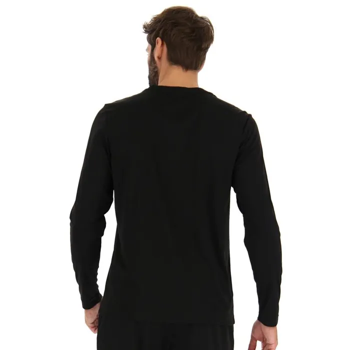 Lotto Sport TShirts ManWoman MSP TEE LS All Black Lotto Sport TShirts ManWoman MSP TEE LS All Black
