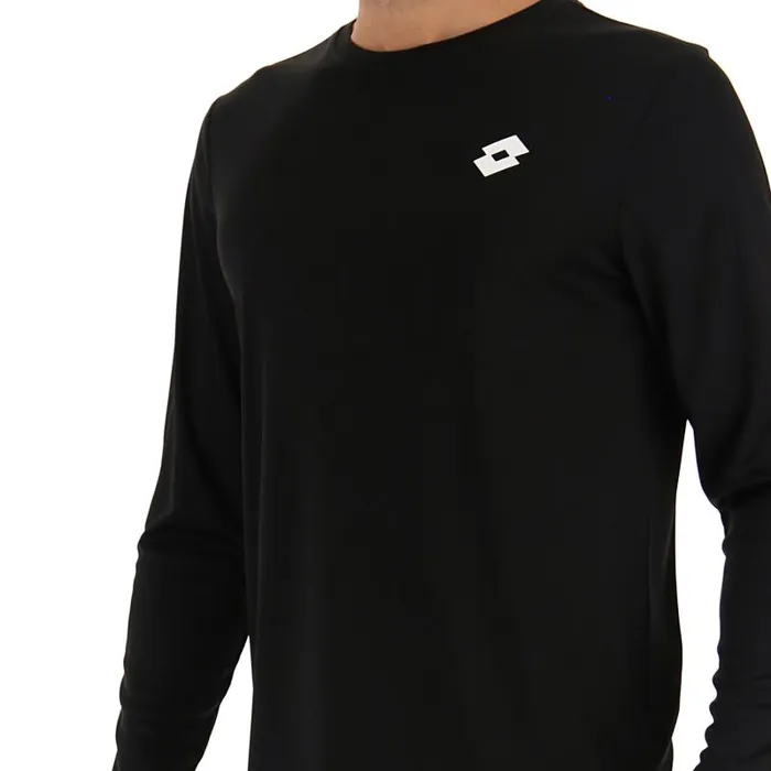 Lotto Sport TShirts ManWoman MSP TEE LS All Black Lotto Sport TShirts ManWoman MSP TEE LS All Black