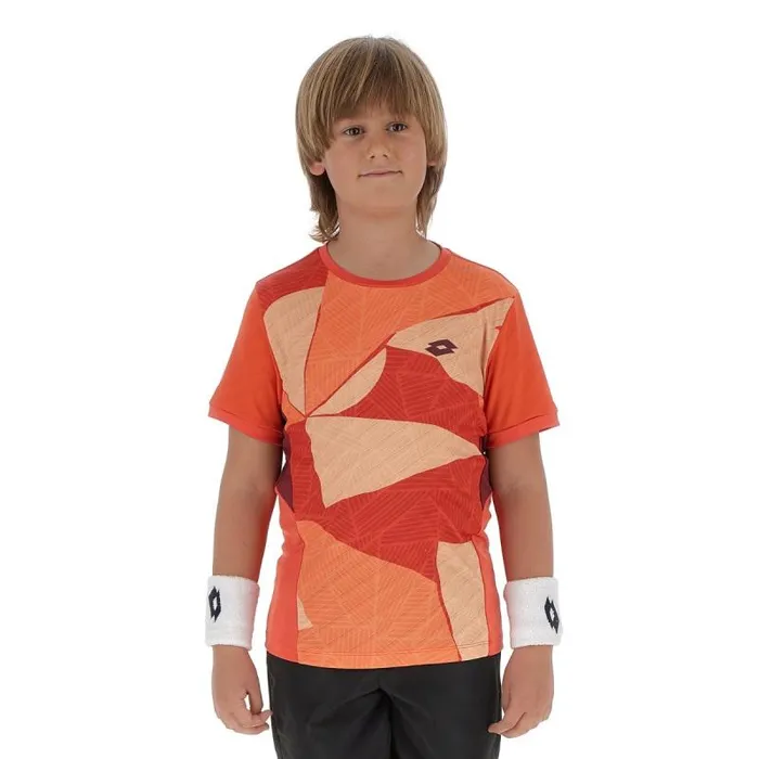 Lotto Sport Tennis and Padel KidsManWoman TECH B I 8211 D3 TEE Grenadine Red