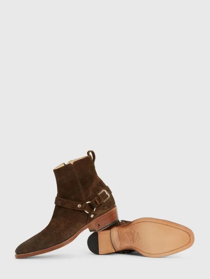 LUDLOW HARNESS BOOT Ginger ShoesLeather John Varvatos Leather Boots