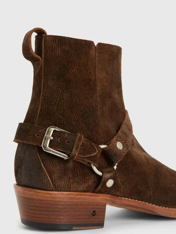 LUDLOW HARNESS BOOT Ginger ShoesLeather John Varvatos Leather Boots