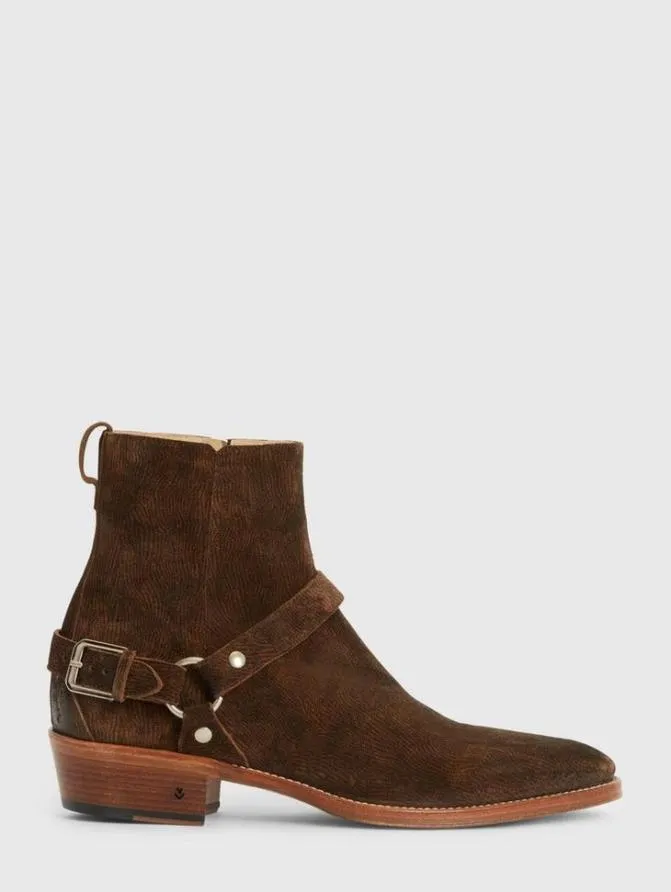 LUDLOW HARNESS BOOT Ginger ShoesLeather John Varvatos Leather Boots