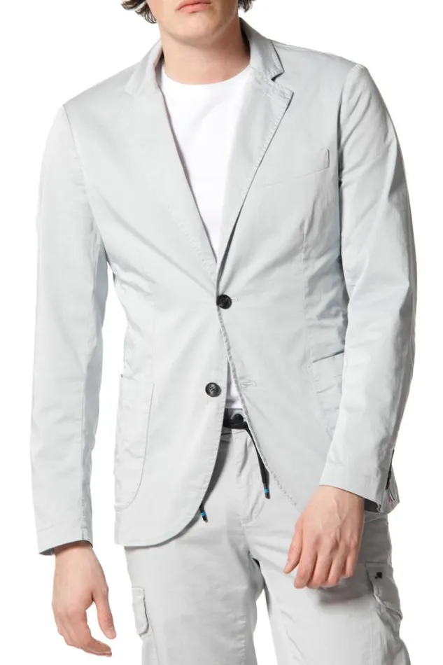 Man Da Vinci Travel Blazer In Tecno Travel Stretch Satin With Details Regular Mason039s Blazers