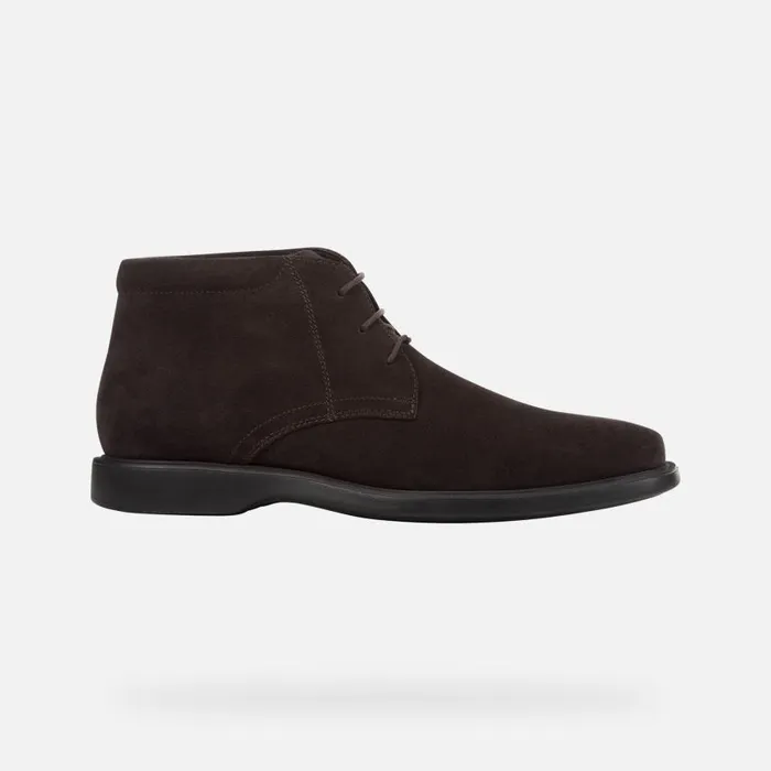 Man Geox Ankle Boots BRAYDEN 2FIT ABX D Waterproof Shoes Coffee Man Geox Coffee