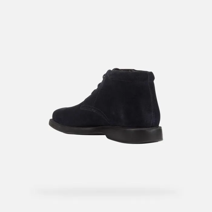 Man Geox Ankle Boots BRAYDEN 2FIT ABX D Waterproof Shoes Navy Man Geox Navy