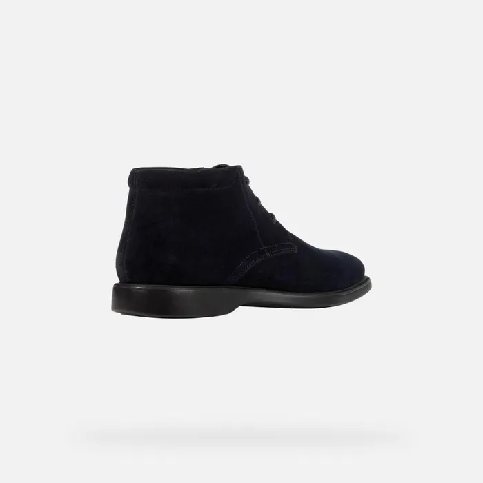 Man Geox Ankle Boots BRAYDEN 2FIT ABX D Waterproof Shoes Navy Man Geox Navy