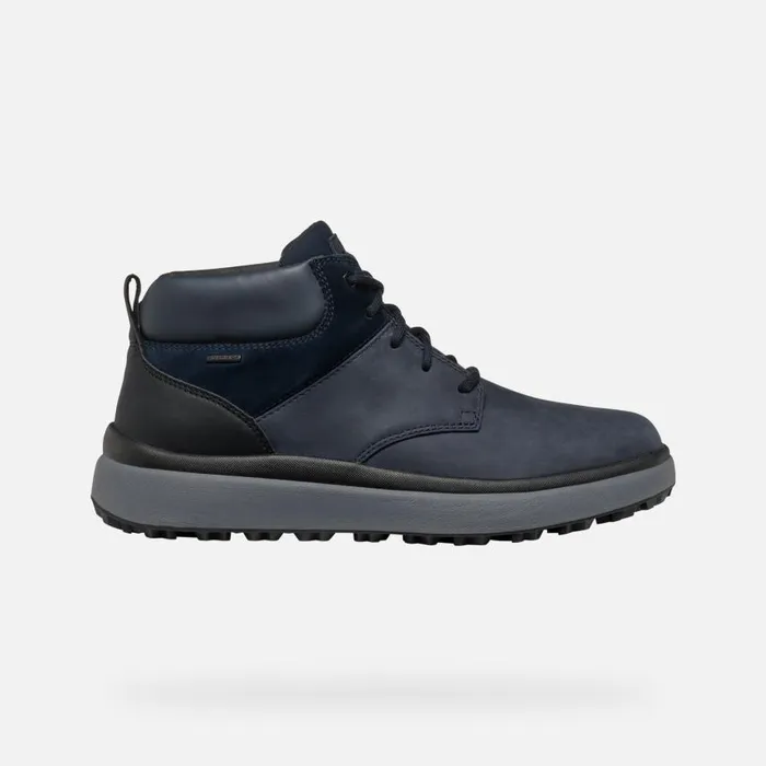 Man Geox Ankle Boots GRANITO GRIP ABX MAN Navy Mid Calf Boots Navy