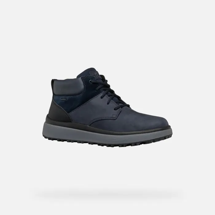 Man Geox Ankle Boots GRANITO GRIP ABX MAN Navy Mid Calf Boots Navy