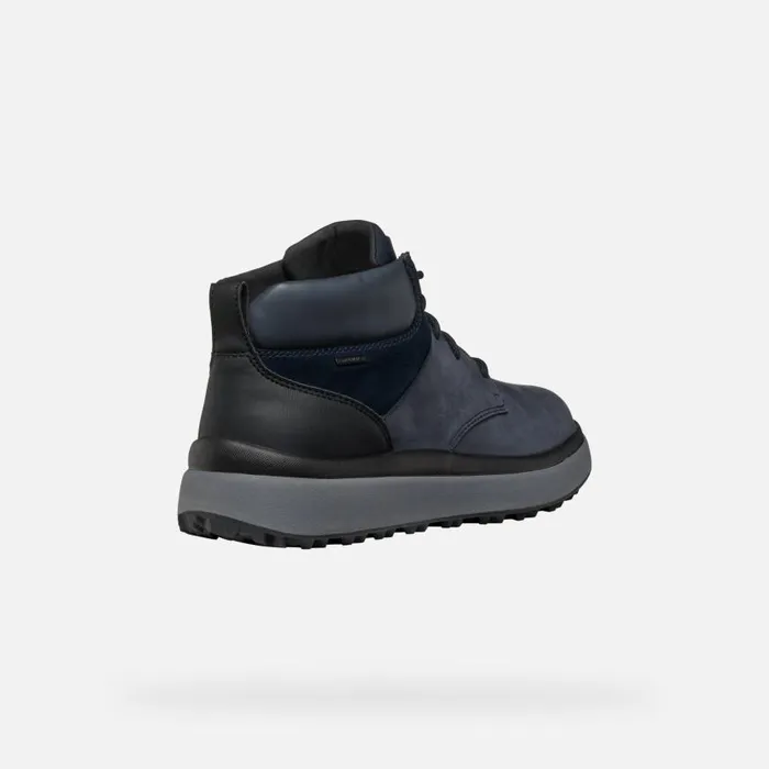 Man Geox Ankle Boots GRANITO GRIP ABX MAN Navy Mid Calf Boots Navy
