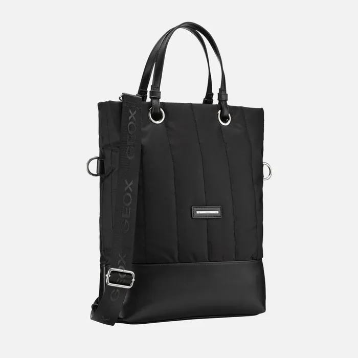 Man Geox Bags TRAVEGGY T MAN Black Work Bag Black