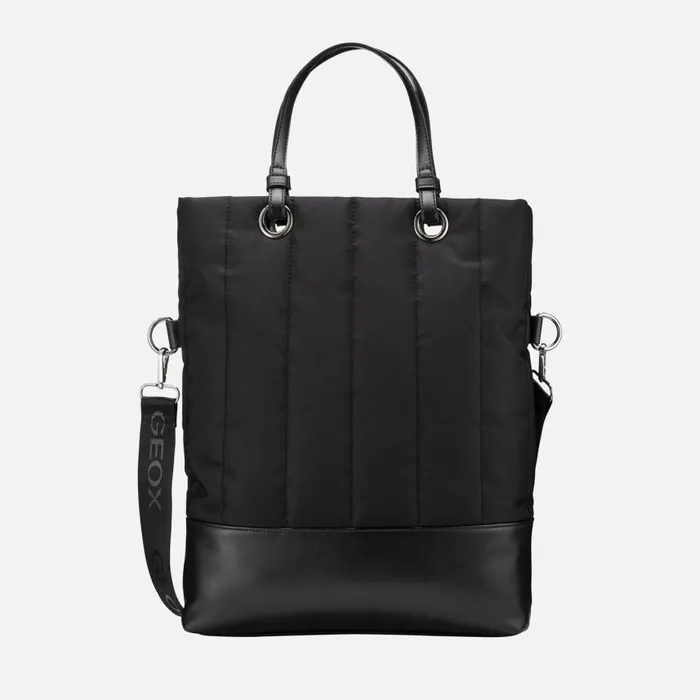 Man Geox Bags TRAVEGGY T MAN Black Work Bag Black