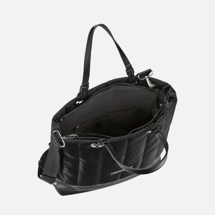 Man Geox Bags TRAVEGGY T MAN Black Work Bag Black
