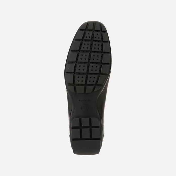 Man Geox Loafers MONER W 2FIT Men039s Black Leather Loafers Collection Black