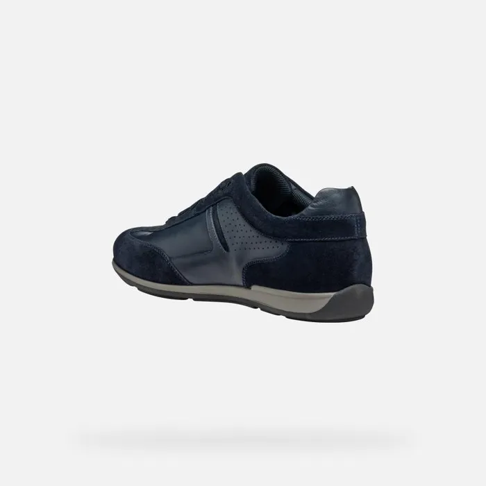 Man Geox Sneakers IONIO MAN Navy Low Top Sneakers Navy