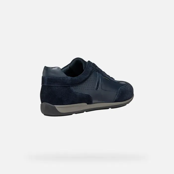 Man Geox Sneakers IONIO MAN Navy Low Top Sneakers Navy