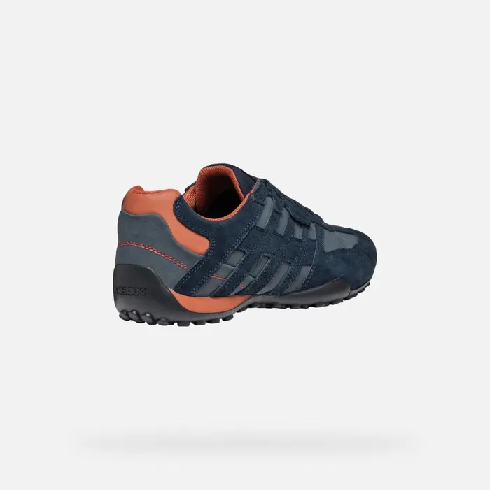 Man Geox Sneakers SNAKE MAN Navy Low Top Sneakers Navy