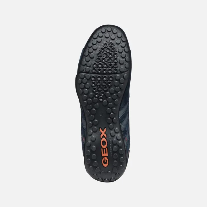 Man Geox Sneakers SNAKE MAN Navy Low Top Sneakers Navy