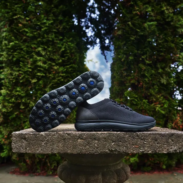 Man Geox Sneakers SPHERICA A Low Top Sneakers Navy Blue Man Geox Navydark Avio