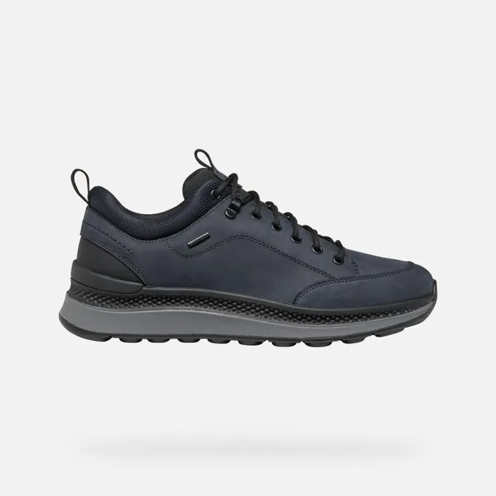 Man Geox Sneakers SPHERICA ACTIF X2 ABX MAN NavyBlack Low Top Sneakers Navyblack