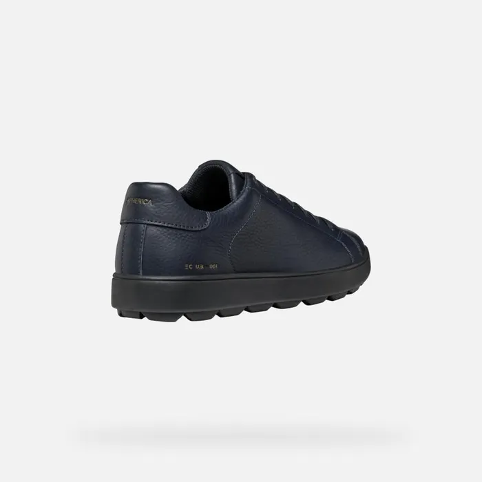 Man Geox Sneakers SPHERICA ECUB1 MAN Navy Low Top Sneakers Navy