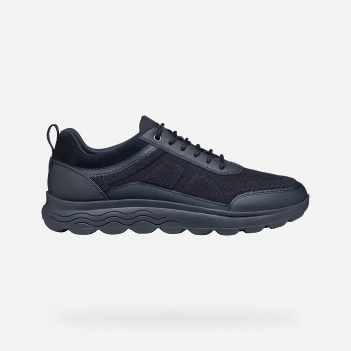 Man Geox Sneakers SPHERICA MAN Navy Low Top Sneakers Navy