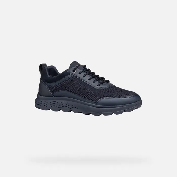 Man Geox Sneakers SPHERICA MAN Navy Low Top Sneakers Navy
