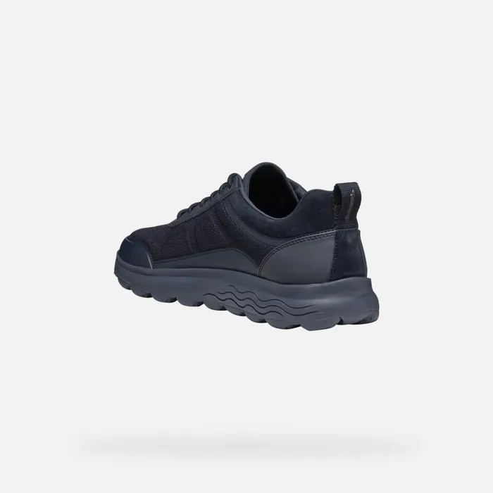Man Geox Sneakers SPHERICA MAN Navy Low Top Sneakers Navy