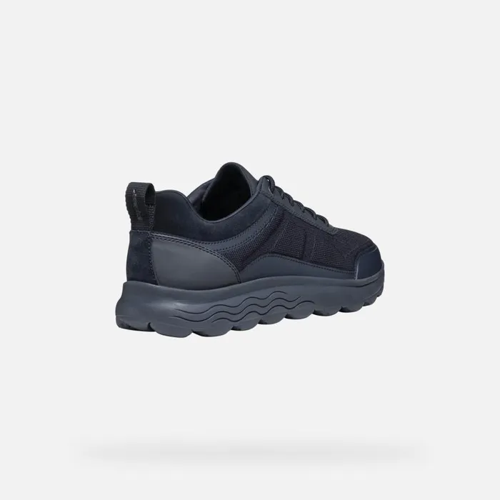 Man Geox Sneakers SPHERICA MAN Navy Low Top Sneakers Navy