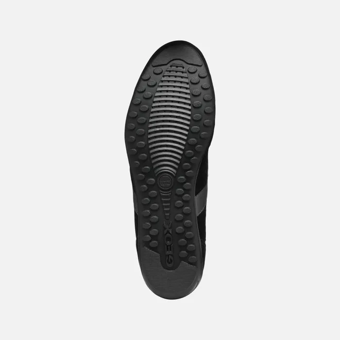 Man Geox Sneakers WELLS MAN Black Low Top Sneakers Black