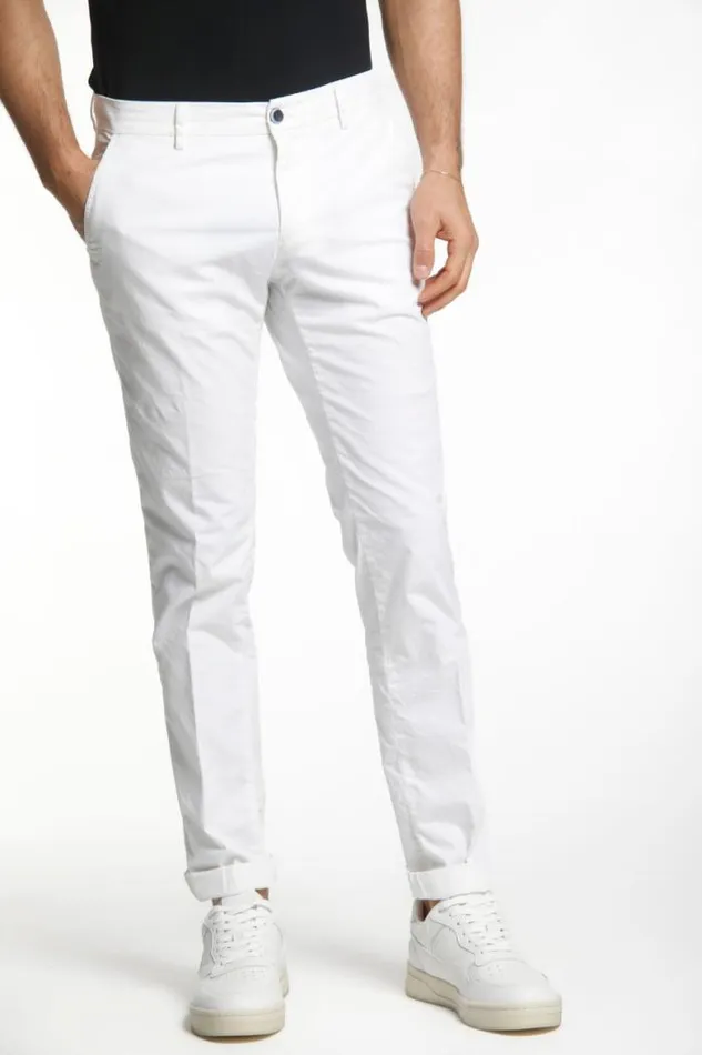 Man Milano Style Chino Pants In Stretch Gabardine Extra Slim Mason039s Pants