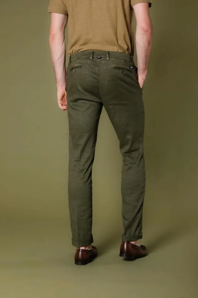 Man New York Chino Pants In Linen And Cotton Twill Regular Mason039s Pants