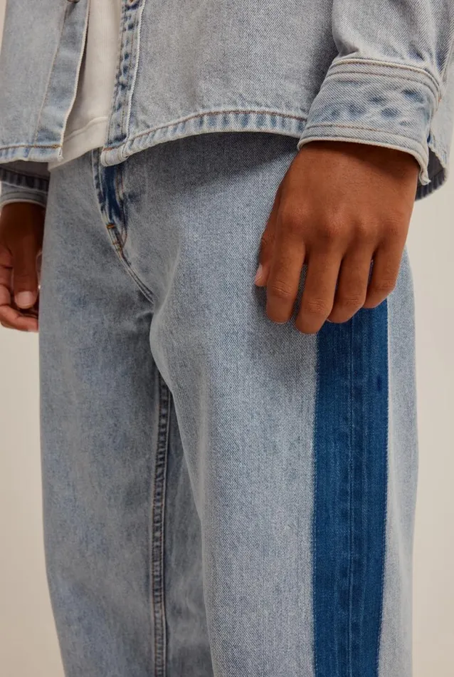 Man Venroy Jackets Contrast Denim Jacket