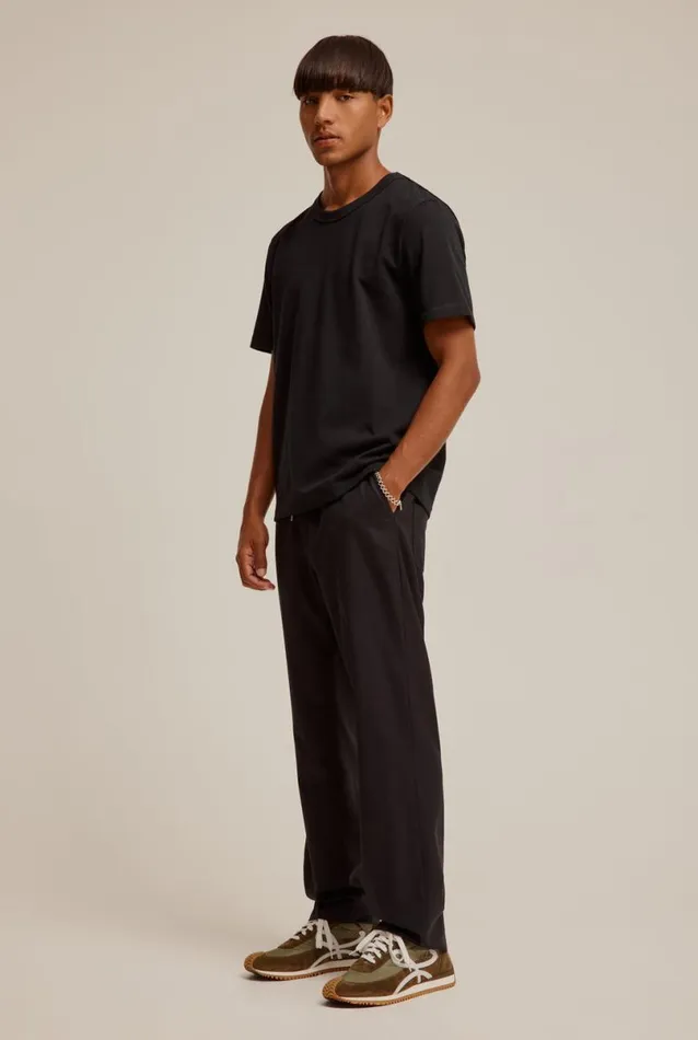 Man Venroy Pants Relaxed Wool Trouser