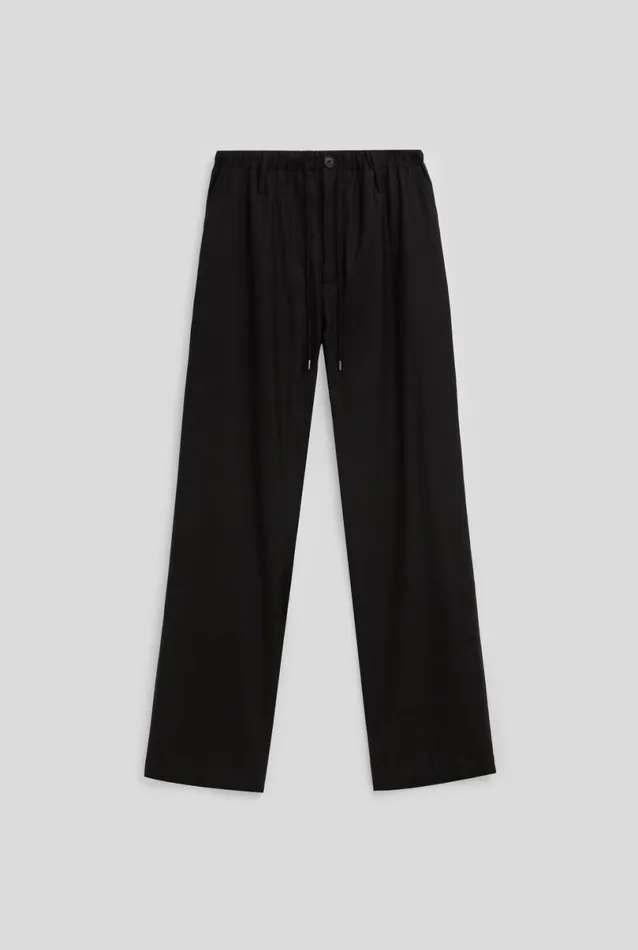 Man Venroy Pants Relaxed Wool Trouser