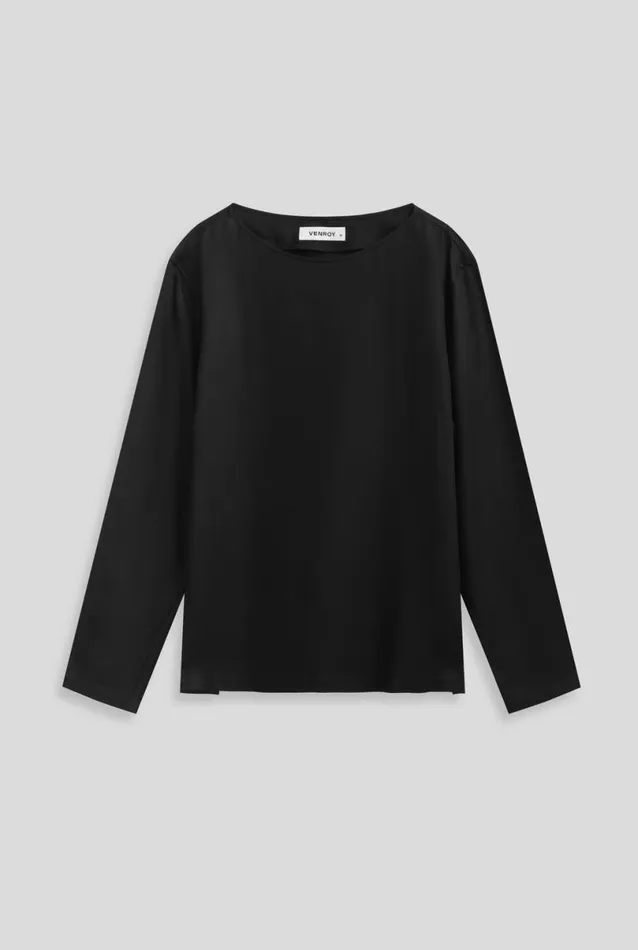 Man Venroy Shirts Long Sleeve Tencel Top