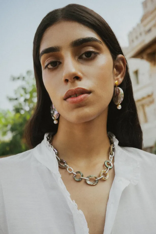 Mariner Chain Link Necklace Abalone Women Chan Luu Necklaces