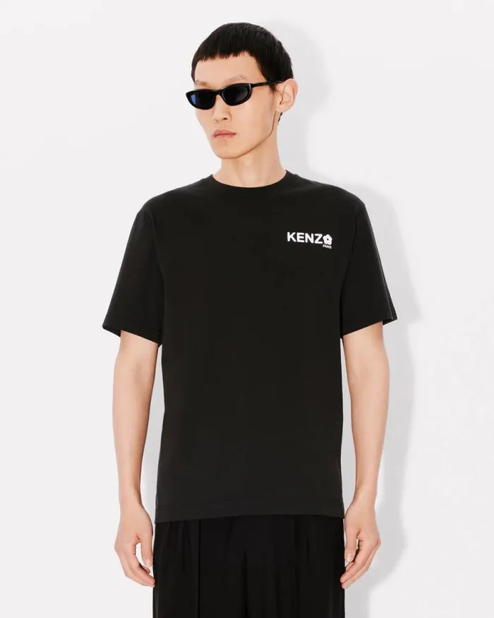Men 039Boke Flower 20039 Tshirt In Cotton Black Kenzo Tshirts And Polos