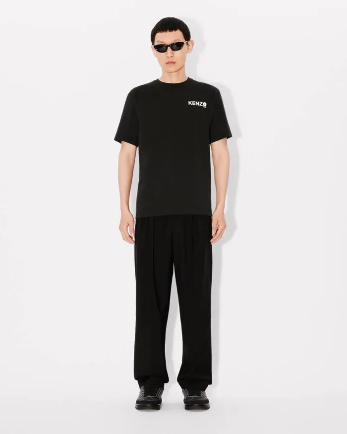 Men 039Boke Flower 20039 Tshirt In Cotton Black Kenzo Tshirts And Polos
