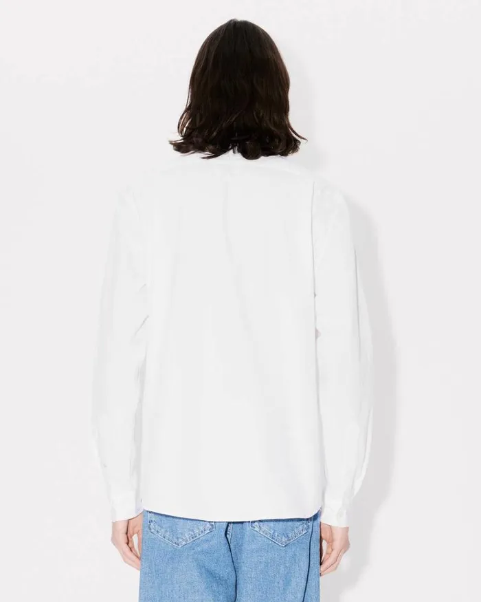Men 039KENZO Business039 Dressed Shirt White Kenzo Shirts