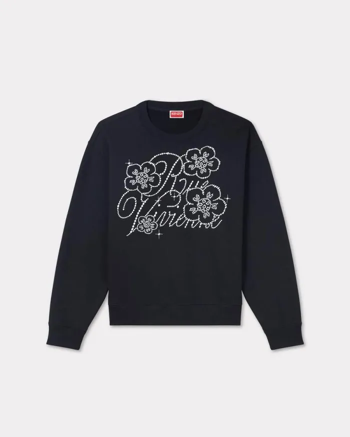 Men 039KENZO Constellation039 Embroidered Sweatshirt In Cotton Black Kenzo Sweatshirts And Hoodies Men 039KENZO Constellation039 Embroidered Sweatshirt In Cotton Black Kenzo Sweatshirts And Hoodies