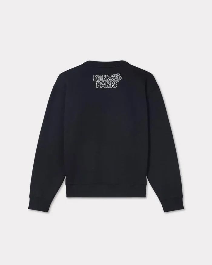 Men 039KENZO Constellation039 Embroidered Sweatshirt In Cotton Black Kenzo Sweatshirts And Hoodies