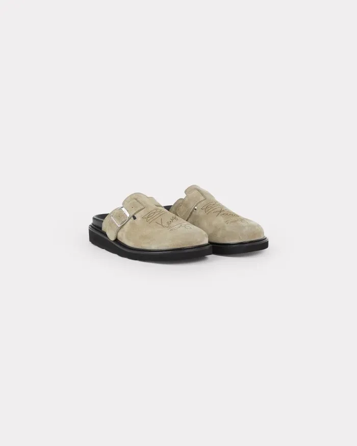 Men 039KENZO Matto039 Clogs Beige Kenzo Mules And Espadrilles