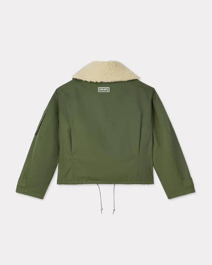 Men ARMY Flight Jacket Dark Khaki Kenzo Jackets And Coats