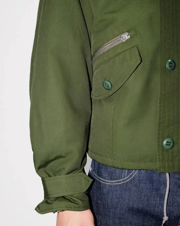 Men ARMY Flight Jacket Dark Khaki Kenzo Jackets And Coats